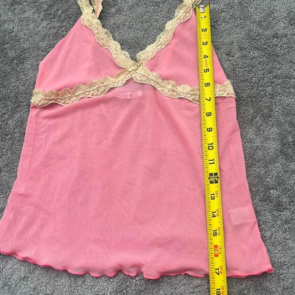 Y2K vintage Old Navy cami pink mesh - Picture 5 of 7